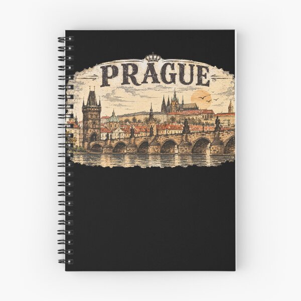 Item preview, Vintage Panorama of Prague designed and sold by dRaBaBdesign.