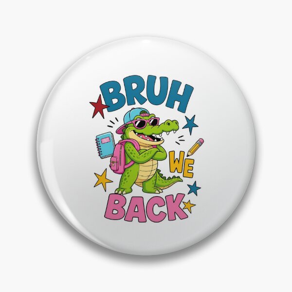 Item preview, Bruh We Back Funny Alligator Kids First Day Of School designed and sold by KroghDs.