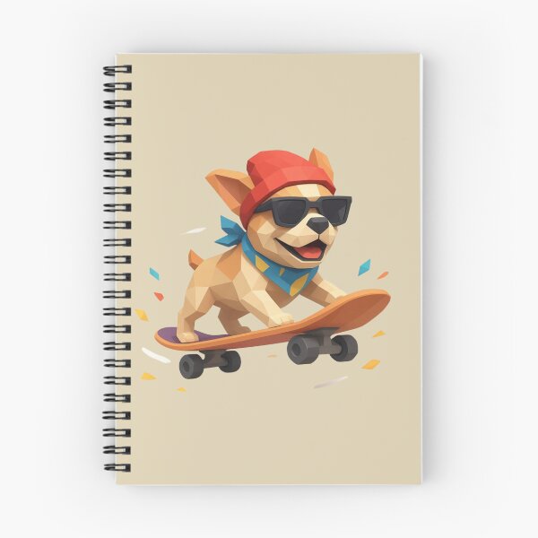 Item preview, Geometric Skateboarding French Bulldog Art designed and sold by MarCinu Art.