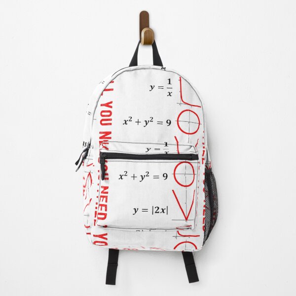 Item preview, Nerdy All You Need Is Love Math Heart Equations Teacher Black Text designed and sold by MathWare MathClips.