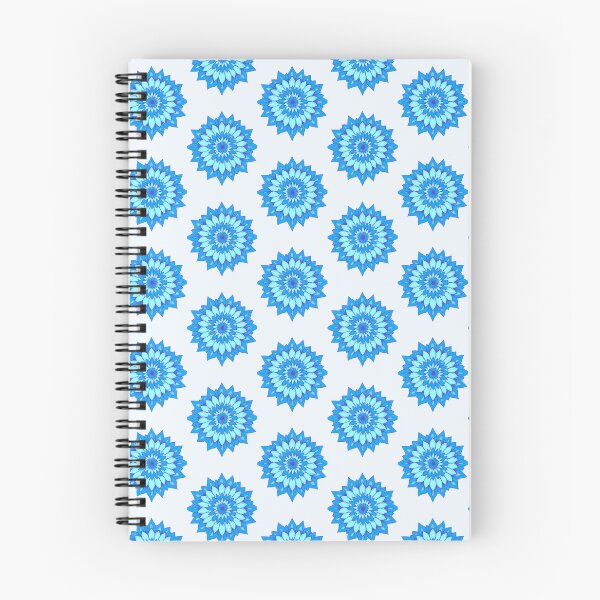 Item preview, Ocean Blue Blooming Mandala Flower Sacred Geometry designed and sold by VibeShift Studio.