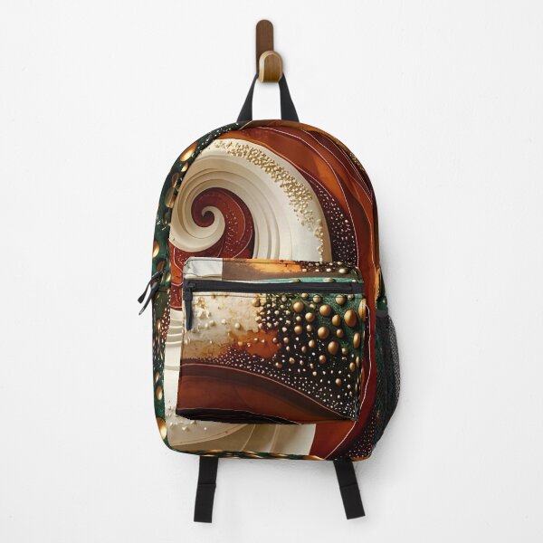 Item preview, Swirling Spiral with Gold Accents designed and sold by Vicky Brago-Mitchell®.
