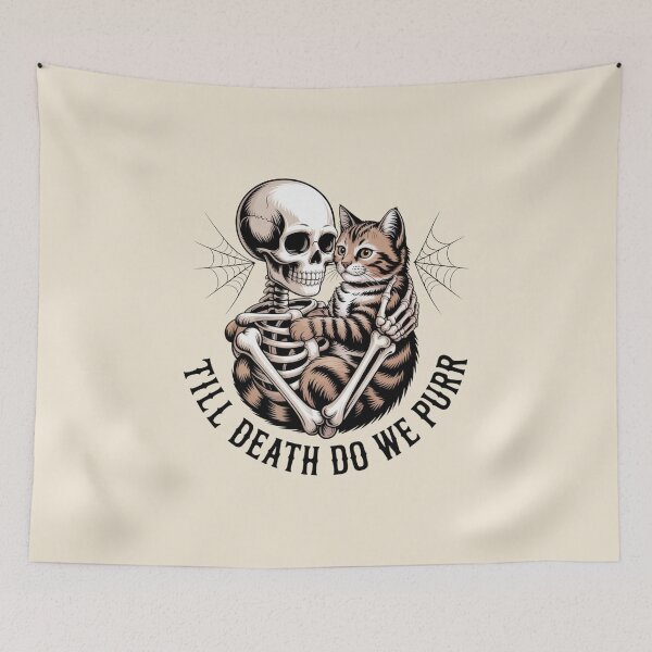 Item preview, TILL DEATH DO US PURR designed and sold by BKDIGITALSHOP.