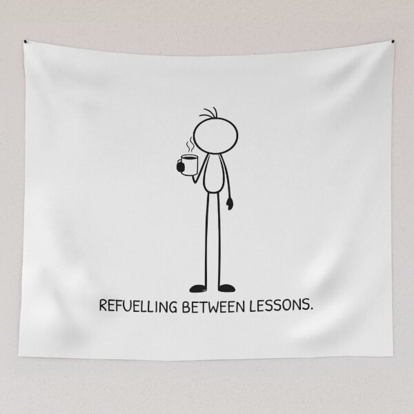 Item preview, Refuelling Between Lessons Funny Teacher Shirt | Teacher Coffee Humor | Classroom Graphic Tee designed and sold by Pebl-Co.