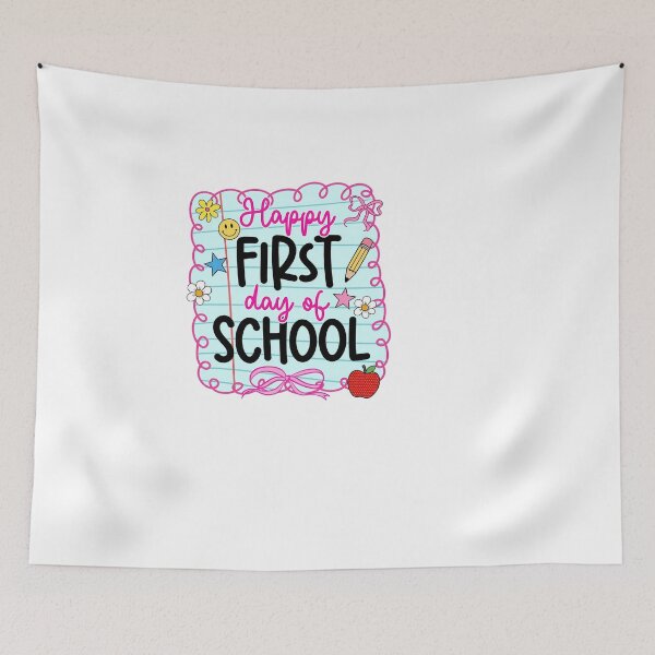 Item preview, Happy First Day Of School Cute Girls Back To School designed and sold by KroghDs.