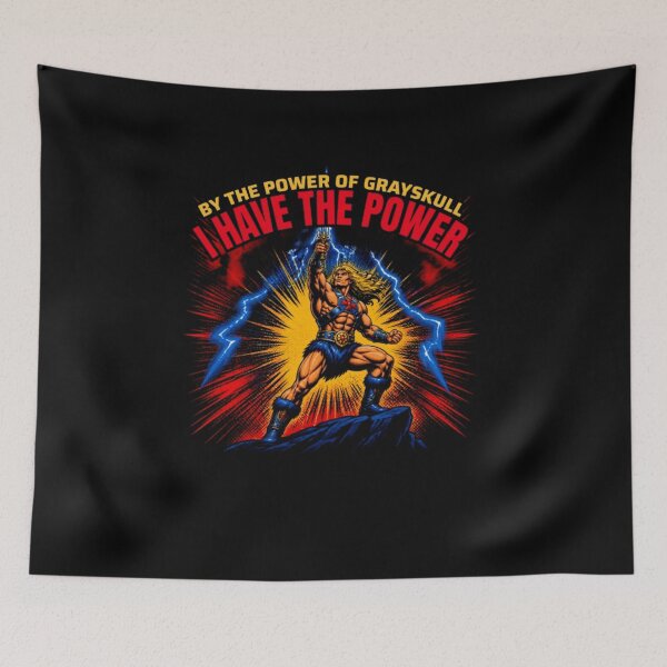 Item preview, Vintage Comic Style He-Man Raising the Sword of Grayskull designed and sold by PoppaBear71.