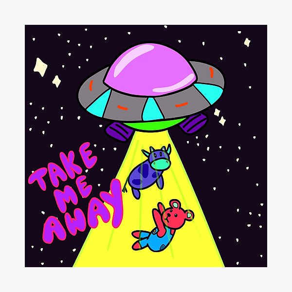 Item preview, Take Me Away UFO designed and sold by bmillennial.