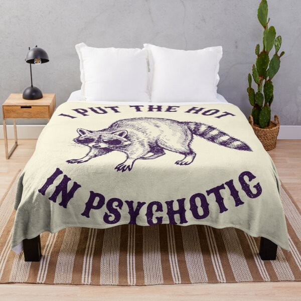 Item preview, I Put The Hot In Psychotic Sarcastic Raccoon Retro designed and sold by Y-Vibes.
