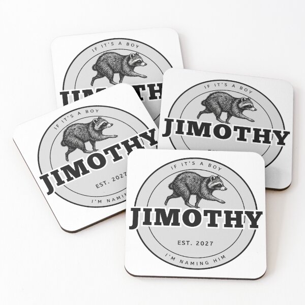 Item preview, If It's A Boy I'm Naming Him Jimothy - Funny Raccoon Pregnancy Announcement EST 2027 designed and sold by Neurospicy Trolls.