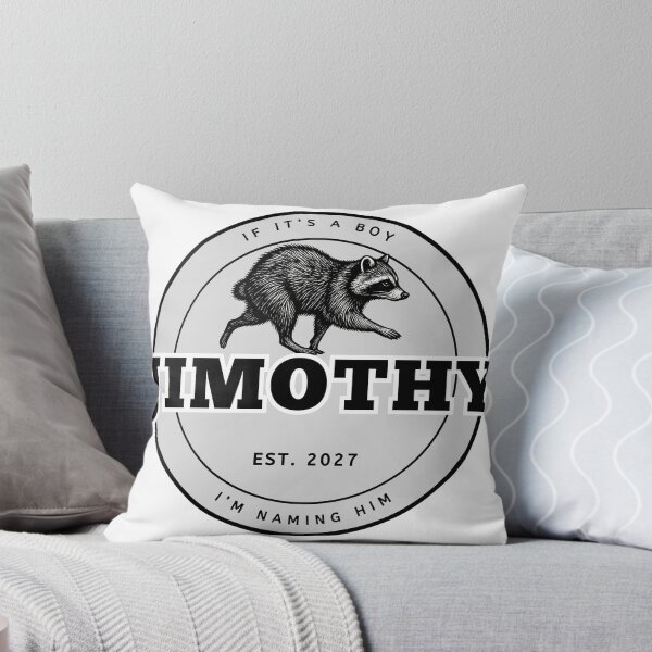 Item preview, If It's A Boy I'm Naming Him Jimothy - Funny Raccoon Pregnancy Announcement EST 2027 designed and sold by Neurospicy Trolls.