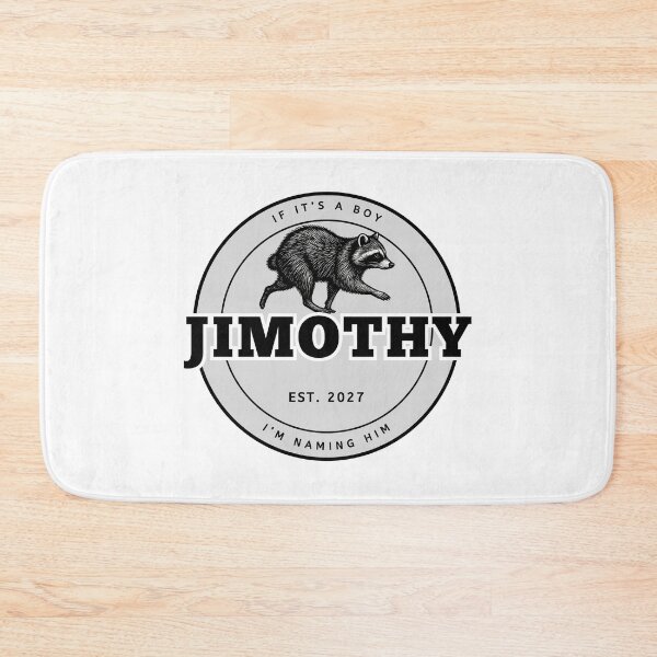 Item preview, If It's A Boy I'm Naming Him Jimothy - Funny Raccoon Pregnancy Announcement EST 2027 designed and sold by Neurospicy Trolls.