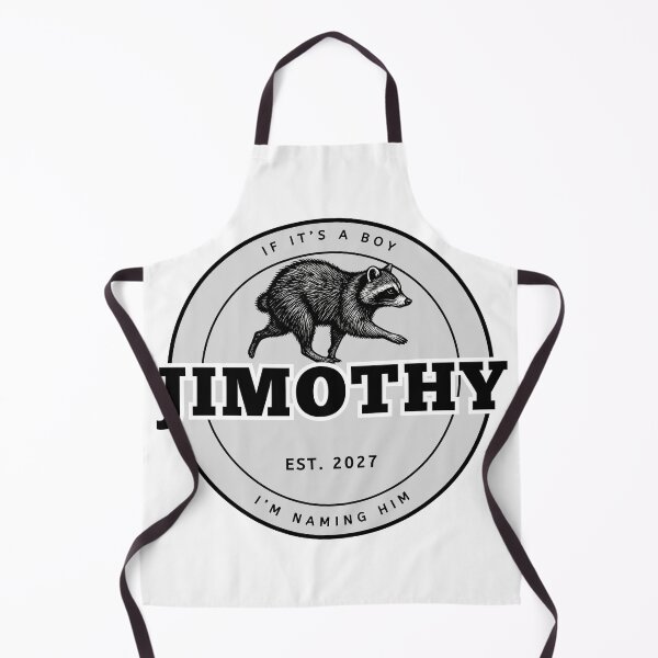 Item preview, If It's A Boy I'm Naming Him Jimothy - Funny Raccoon Pregnancy Announcement EST 2027 designed and sold by Neurospicy Trolls.