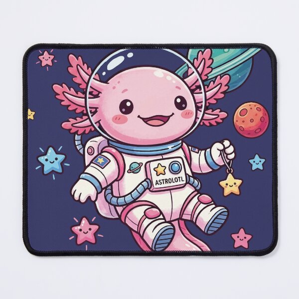 Item preview, Astrolotl Cute Axolotl Astronaut In Space designed and sold by chriswo-design.