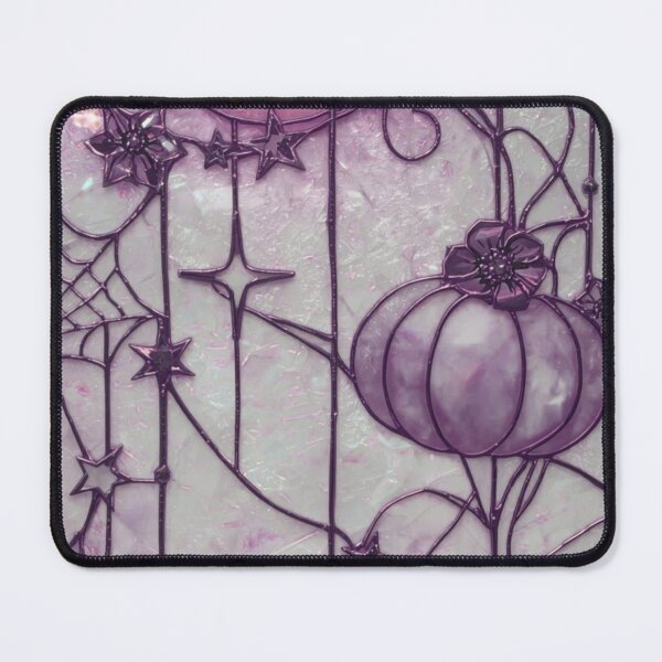 Item preview,  Halloween Pumpkins Stained Glass Style Cake designed and sold by BriSher.
