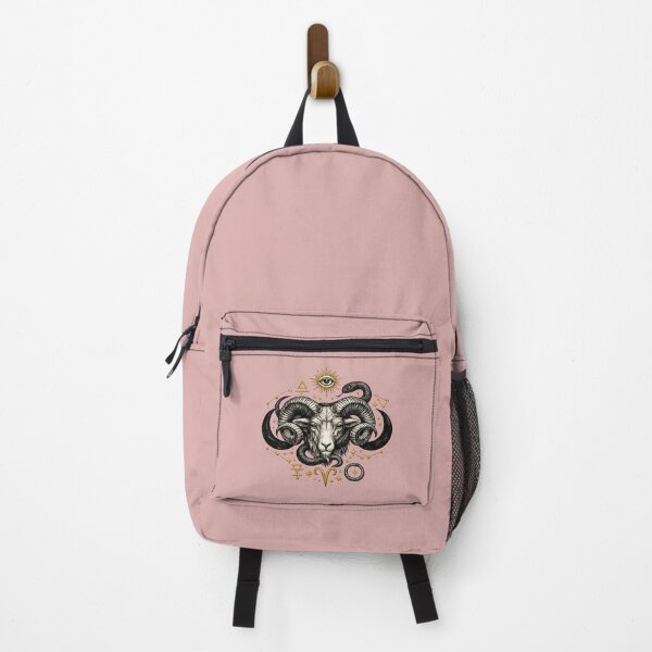 Item preview, Aries zodiac sticker - "Pink Dark Academia" graphic style designed and sold by Dany-et-Dom.