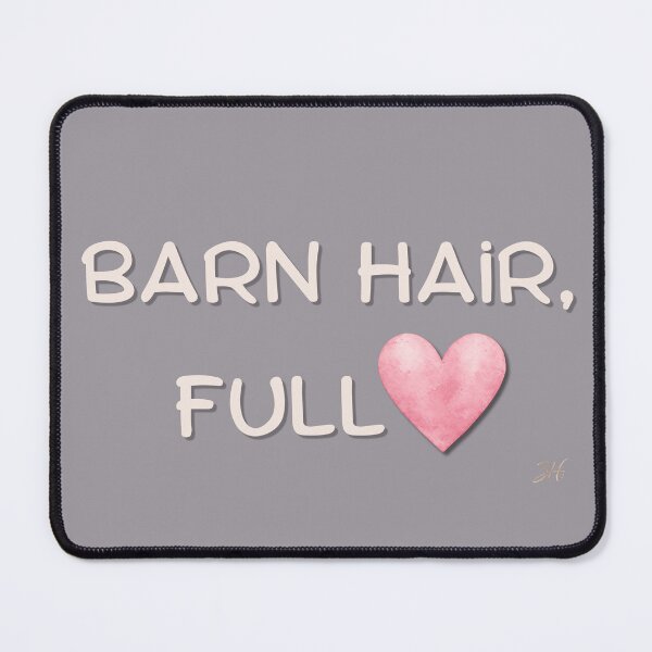 Item preview, Barn Hair, Full Heart | Funny Horse Lover Sweatshirt & Equestrian Gift designed and sold by 3Hoofprints.