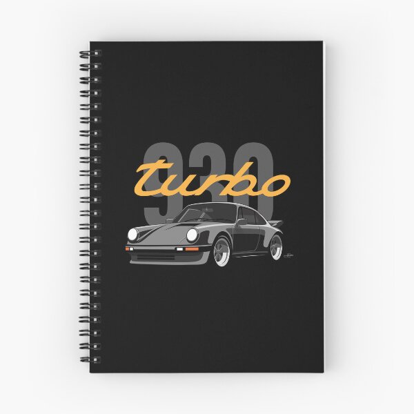 Item preview, Black Retro 930 turbo illustration designed and sold by blackdogshop.