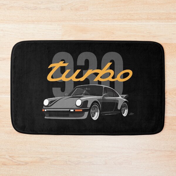 Item preview, Black Retro 930 turbo illustration designed and sold by blackdogshop.