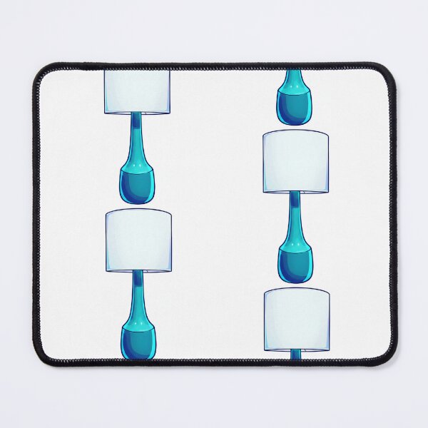 Item preview, Vibrant Blue Table Lamp Art Print designed and sold by KaleChub.