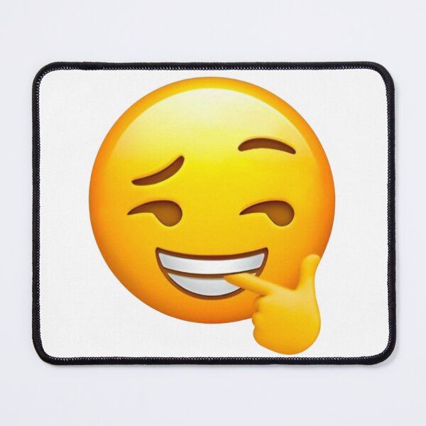 Item preview, Emoji Mischievous Smile Meme designed and sold by NF Designs Studio DTF.