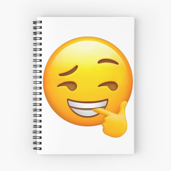 Item preview, Emoji Mischievous Smile Meme designed and sold by NF Designs Studio DTF.