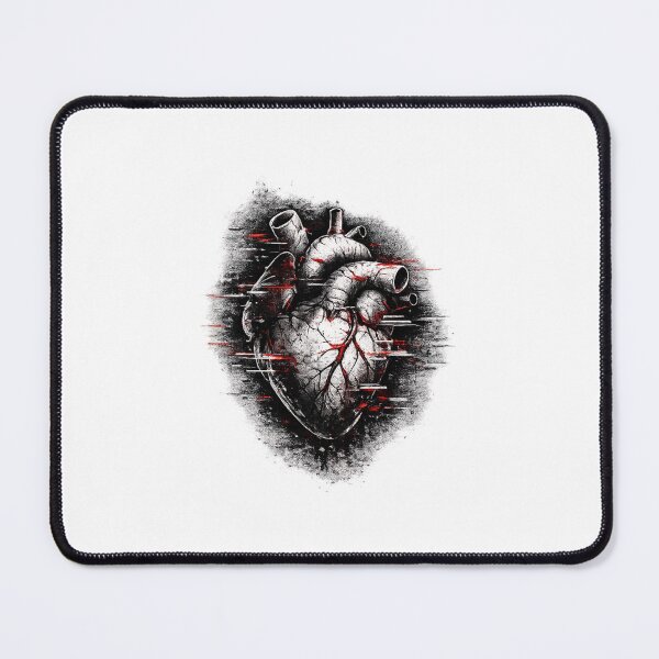 Item preview, HEART.EXE STOPPED WORKING – Dark Glitch Anatomical Heart designed and sold by UnglaublichGut.