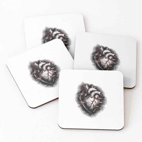 Item preview, HEART.EXE STOPPED WORKING – Dark Glitch Anatomical Heart designed and sold by UnglaublichGut.