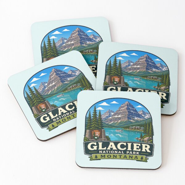 Item preview, Glacier National Park, Montana - Swiftcurrent Lake designed and sold by Myra365Art.