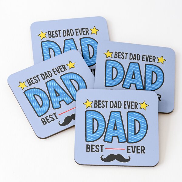 Item preview, Best Dad Ever | Pop Art Design with Mustache for Dad designed and sold by AstronautMerch.