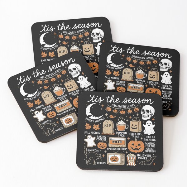 Item preview, Cute Retro Halloween Icons Spooky Season Aesthetic Fall Vintage Graphic Art Gift designed and sold by raedattia.