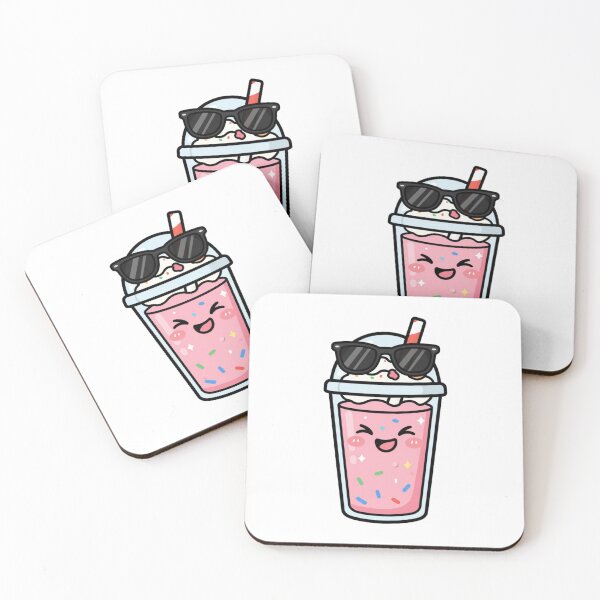 Item preview, Cute Confident Kawaii Smoothie Cartoon | Adorable Smoothie Sticker & Gift Design designed and sold by Rood Art Studio.
