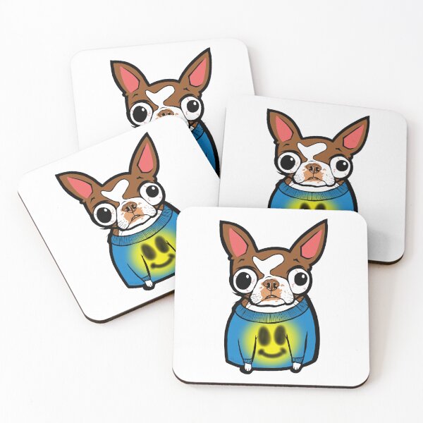 Item preview, Brown Boston Terrier Smiley  designed and sold by turddemon.