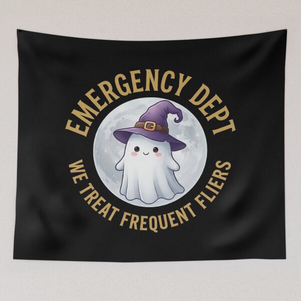 Item preview, ER Nurse Halloween Emergency Room ED RN Fall T-Shirt | Funny Spooky Emergency Department Graphic Gift designed and sold by Trendably.