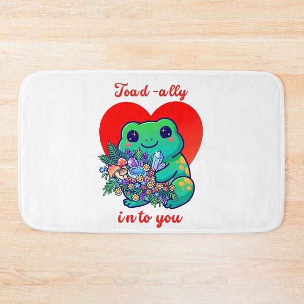 Item preview, Toad-ally Into You - Cute Kawaii Toad Valentine's Day Pun designed and sold by Neurospicy Trolls.