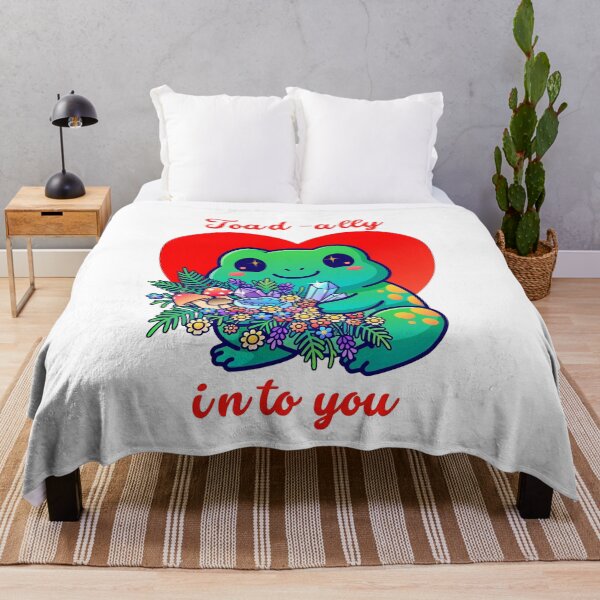 Item preview, Toad-ally Into You - Cute Kawaii Toad Valentine's Day Pun designed and sold by Neurospicy Trolls.