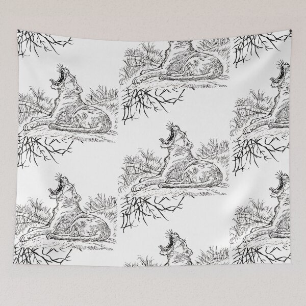 Item preview, Lioness at Rest designed and sold by MatildaLockwood.