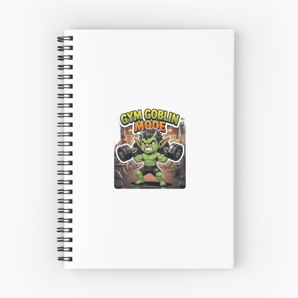 Item preview, Gym Goblin Mode Sticker | Cute Goblin Fitness Vinyl designed and sold by Ciphern.
