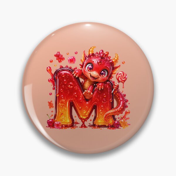 Item preview, Letter M Kawaii Jelly Alphabet | Cute Gummy Marshmallow Mascot Sticker designed and sold by VectorJoy.