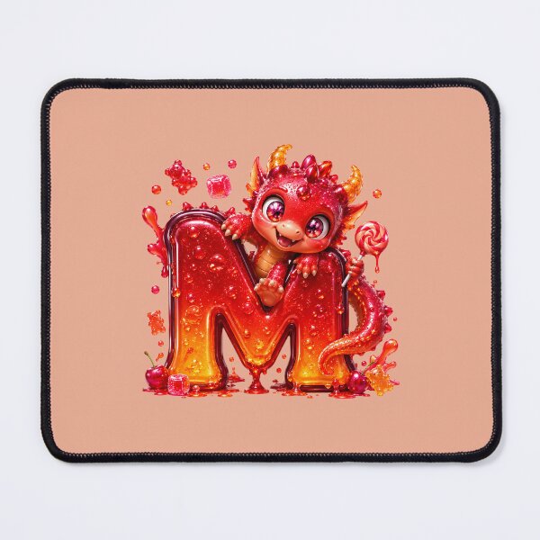 Item preview, Letter M Kawaii Jelly Alphabet | Cute Gummy Marshmallow Mascot Sticker designed and sold by VectorJoy.