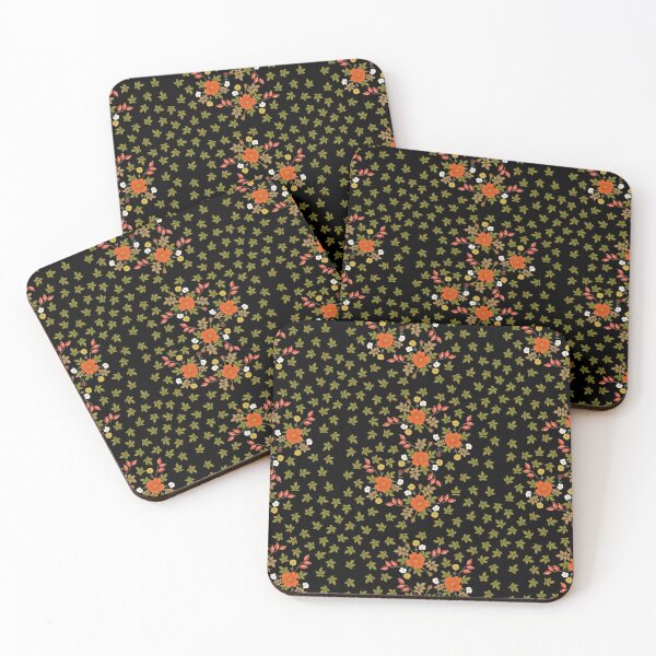 Item preview, Botanical pattern with wild roses, blackberry, poppy flowered rosers, wildflowers and leaves designed and sold by HelenIvanchenko.