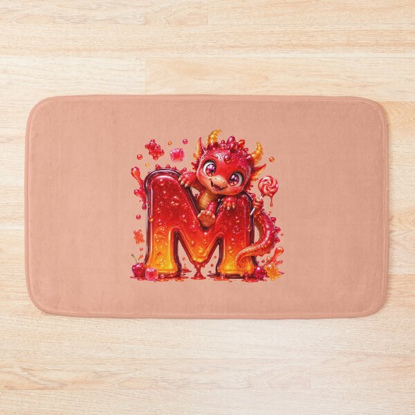Item preview, Letter M Kawaii Jelly Alphabet | Cute Gummy Marshmallow Mascot Sticker designed and sold by VectorJoy.