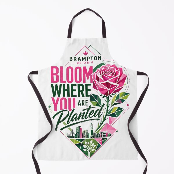 Item preview, Brampton Garden Square – Bloom Where You Are Planted – Floral Geometric Art designed and sold by bobscraze.