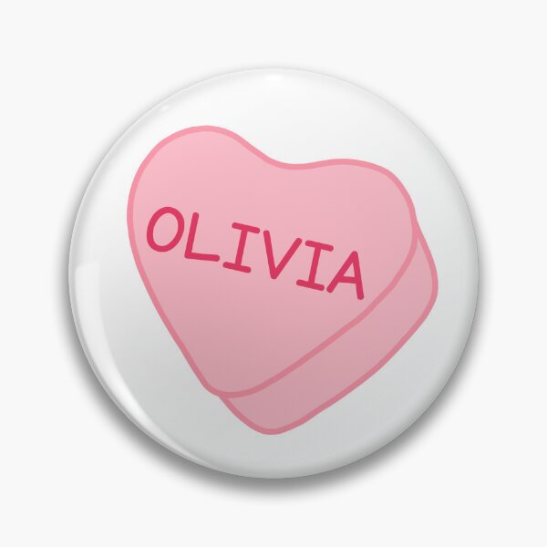 Item preview, Olivia Pink Candy Heart Sweet Heart Cute designed and sold by SlimyFish.
