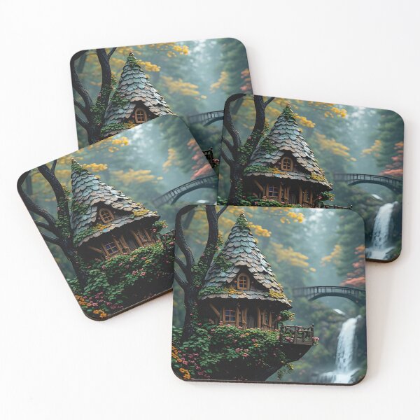 Item preview, Cozy Witch Treehouse Hut designed and sold by Vhelir-Art.