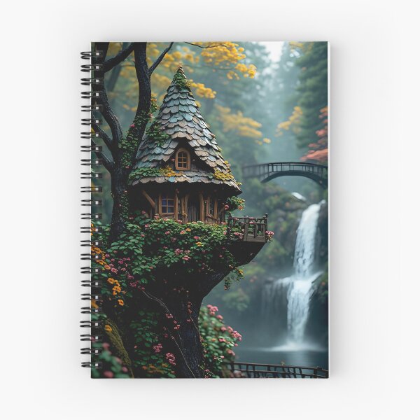 Item preview, Cozy Witch Treehouse Hut designed and sold by Vhelir-Art.
