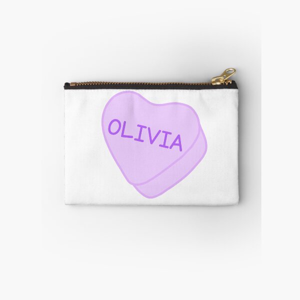 Item preview, Olivia Name Purple Candy Heart Sweet Heart Cute designed and sold by SlimyFish.