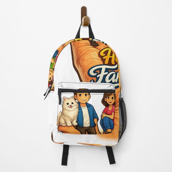 Item preview, Happy family together with pets designed and sold by urbanshop7.