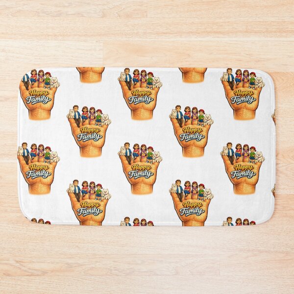 Item preview, Happy family together with pets designed and sold by urbanshop7.