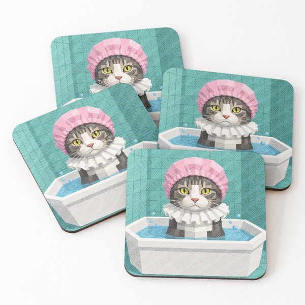 Item preview, Bubble Bath Tabby Design designed and sold by RestfulMindRBLX.