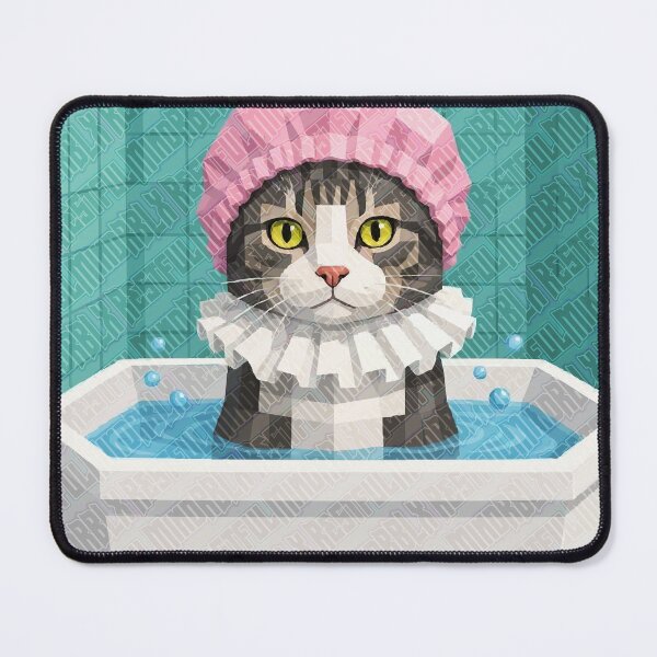 Item preview, Bubble Bath Tabby Design designed and sold by RestfulMindRBLX.